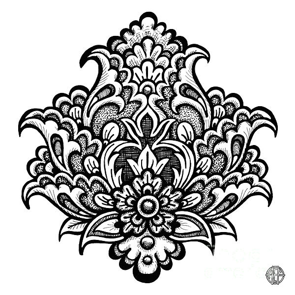 Floral Icon 90 by Amy E Fraser Floral Icon 90 by Amy E Fraser